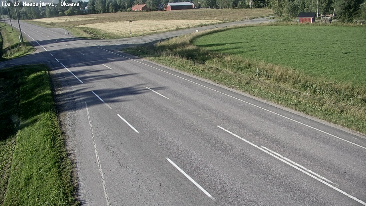 Kelikamerat Kuva Tie 27 Haapajärvi, Oksava, Haapajärvi, Pohjois-Pohjanmaa