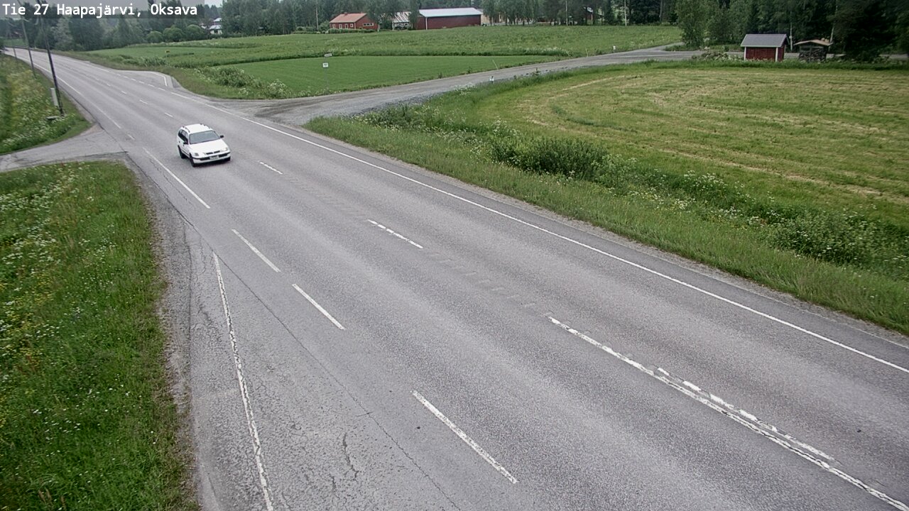 Kelikamerat Kuva Tie 27 Haapajärvi, Oksava, Haapajärvi, Pohjois-Pohjanmaa