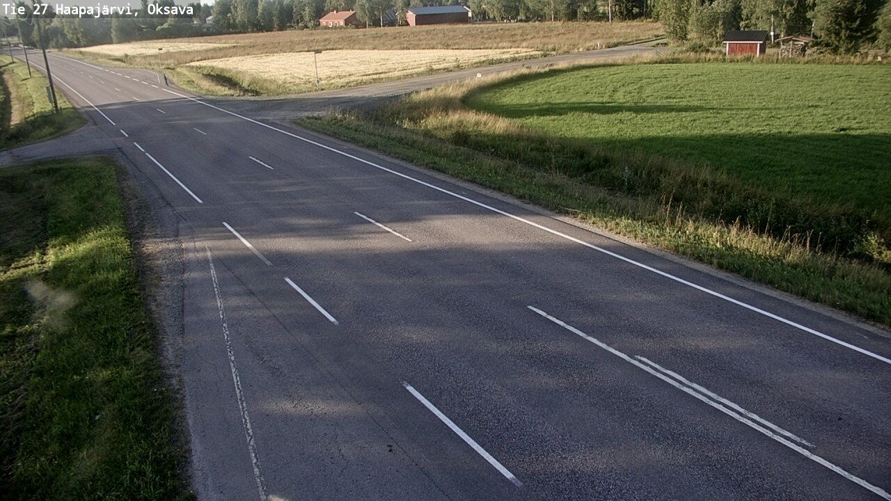 Kelikamerat Kuva Tie 27 Haapajärvi, Oksava, Haapajärvi, Pohjois-Pohjanmaa