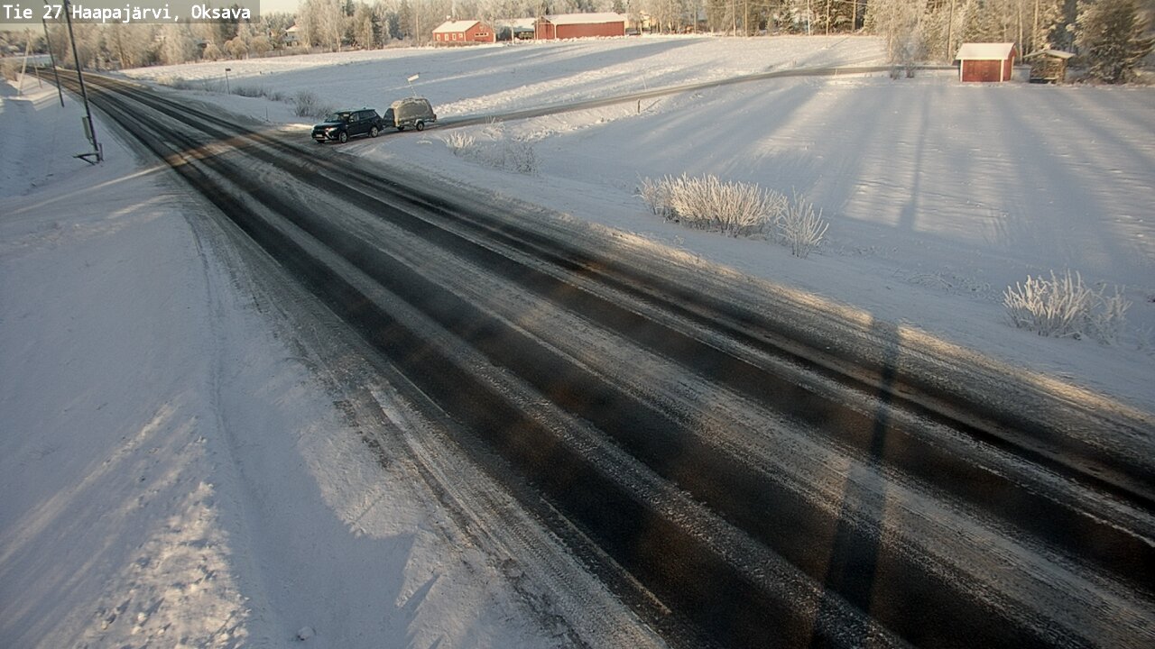 Weather Camera Image Road 27 Haapajärvi, Oksava, Haapajärvi, Pohjois-Pohjanmaa