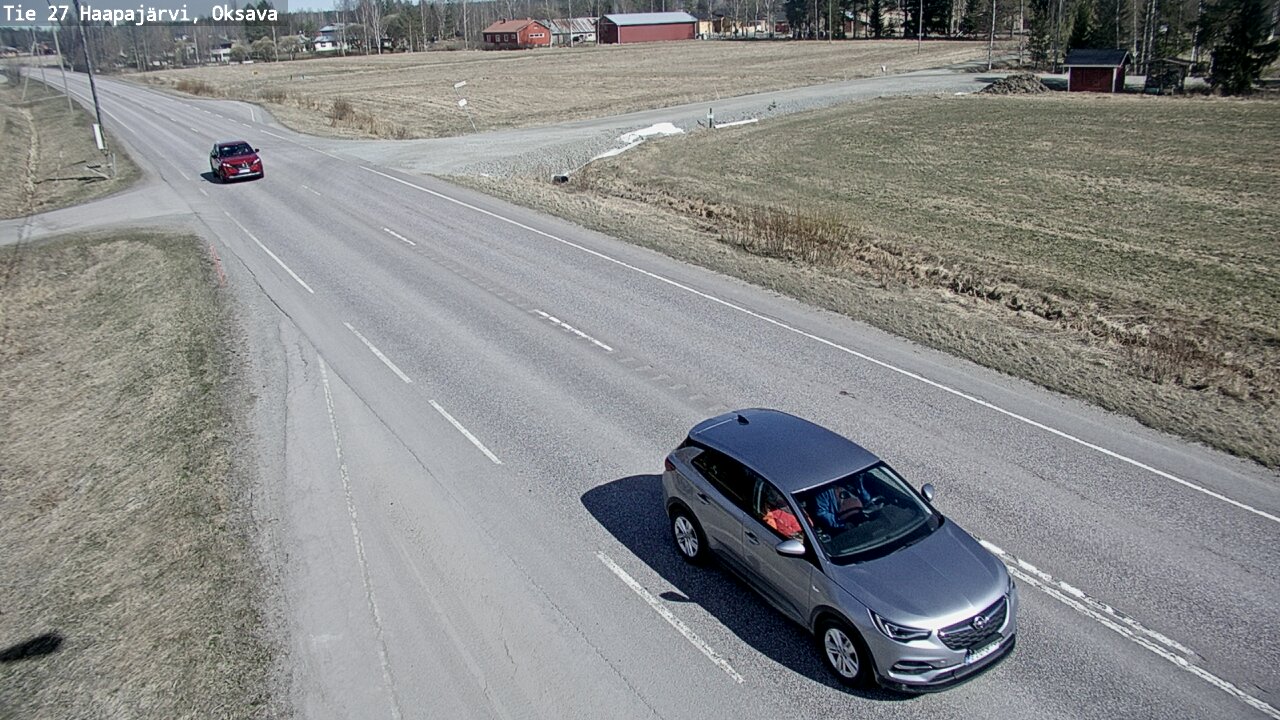 Kelikamerat Kuva Tie 27 Haapajärvi, Oksava, Haapajärvi, Pohjois-Pohjanmaa