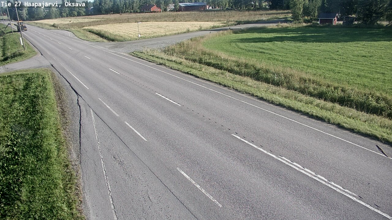 Kelikamerat Kuva Tie 27 Haapajärvi, Oksava, Haapajärvi, Pohjois-Pohjanmaa