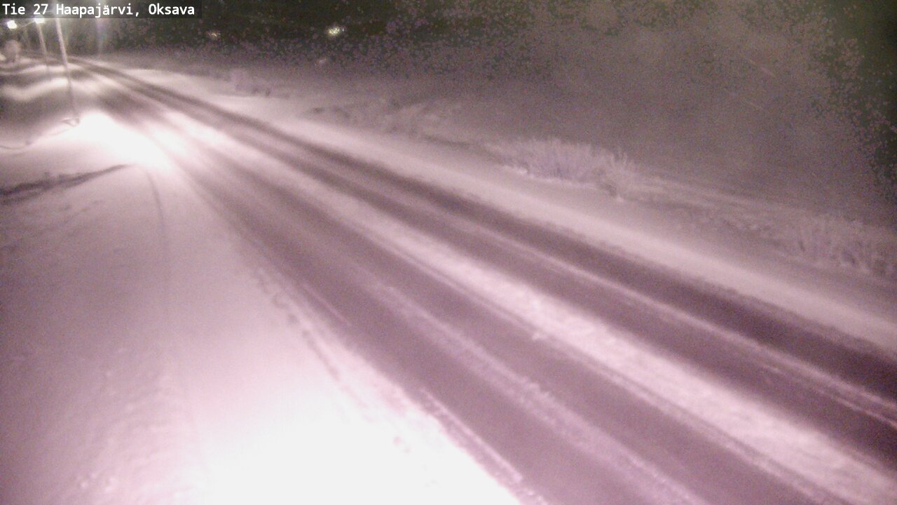 Kelikamerat Kuva Tie 27 Haapajärvi, Oksava, Haapajärvi, Pohjois-Pohjanmaa