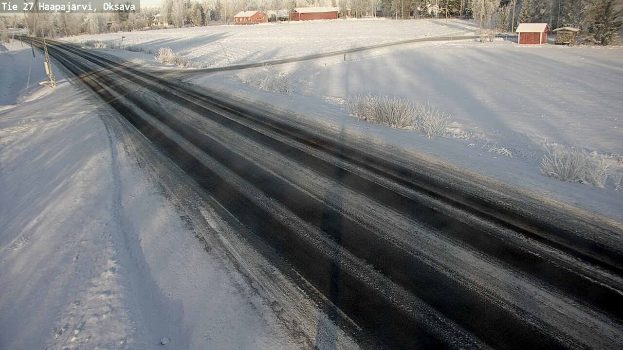 Weather Camera Image Road 27 Haapajärvi, Oksava, Haapajärvi, Pohjois-Pohjanmaa