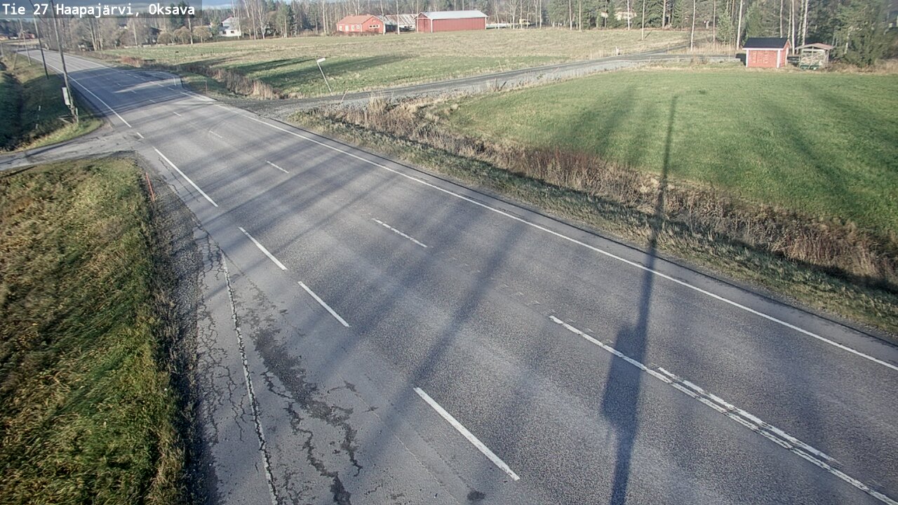 Kelikamerat Kuva Tie 27 Haapajärvi, Oksava, Haapajärvi, Pohjois-Pohjanmaa