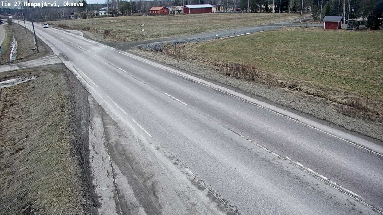 Weather Camera Image Road 27 Haapajärvi, Oksava, Haapajärvi, Pohjois-Pohjanmaa