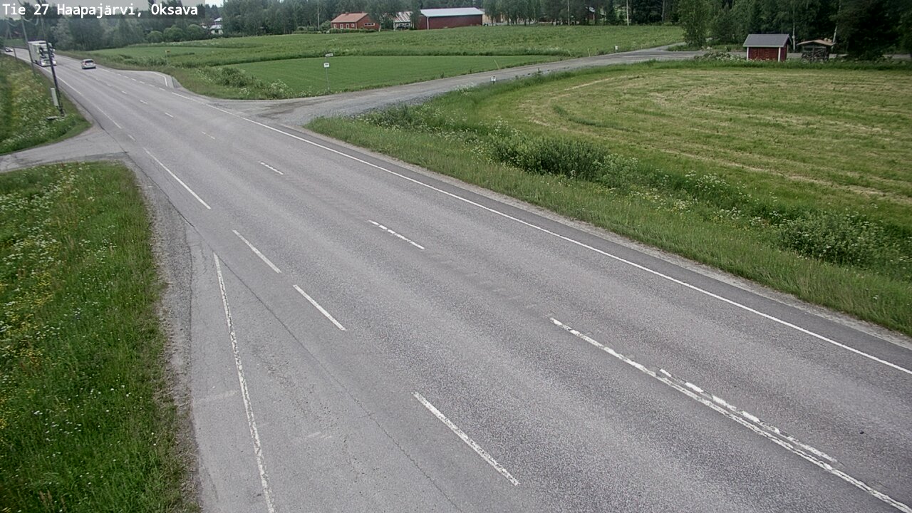 Kelikamerat Kuva Tie 27 Haapajärvi, Oksava, Haapajärvi, Pohjois-Pohjanmaa