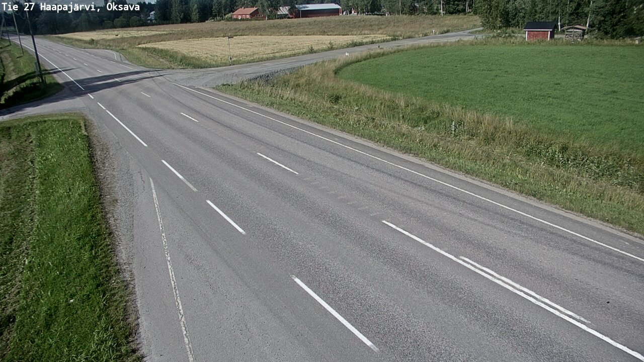 Kelikamerat Kuva Tie 27 Haapajärvi, Oksava, Haapajärvi, Pohjois-Pohjanmaa