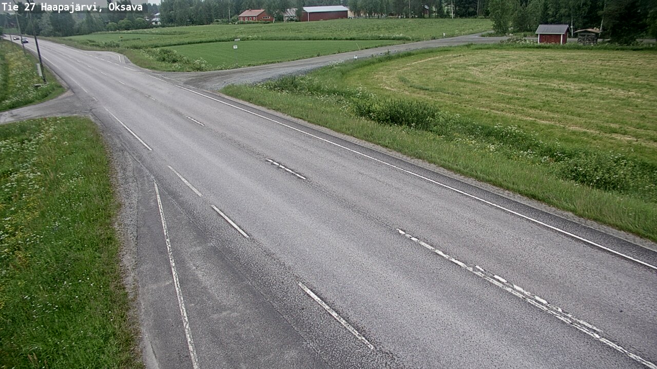 Kelikamerat Kuva Tie 27 Haapajärvi, Oksava, Haapajärvi, Pohjois-Pohjanmaa