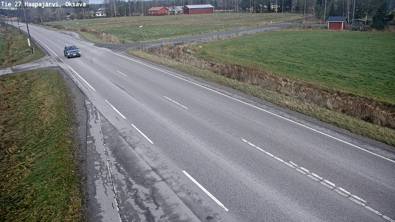 Kelikamerat Kuva Tie 27 Haapajärvi, Oksava, Haapajärvi, Pohjois-Pohjanmaa