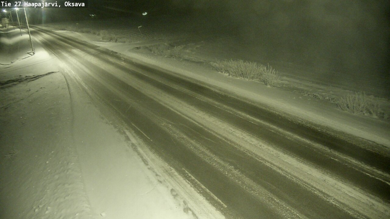 Kelikamerat Kuva Tie 27 Haapajärvi, Oksava, Haapajärvi, Pohjois-Pohjanmaa