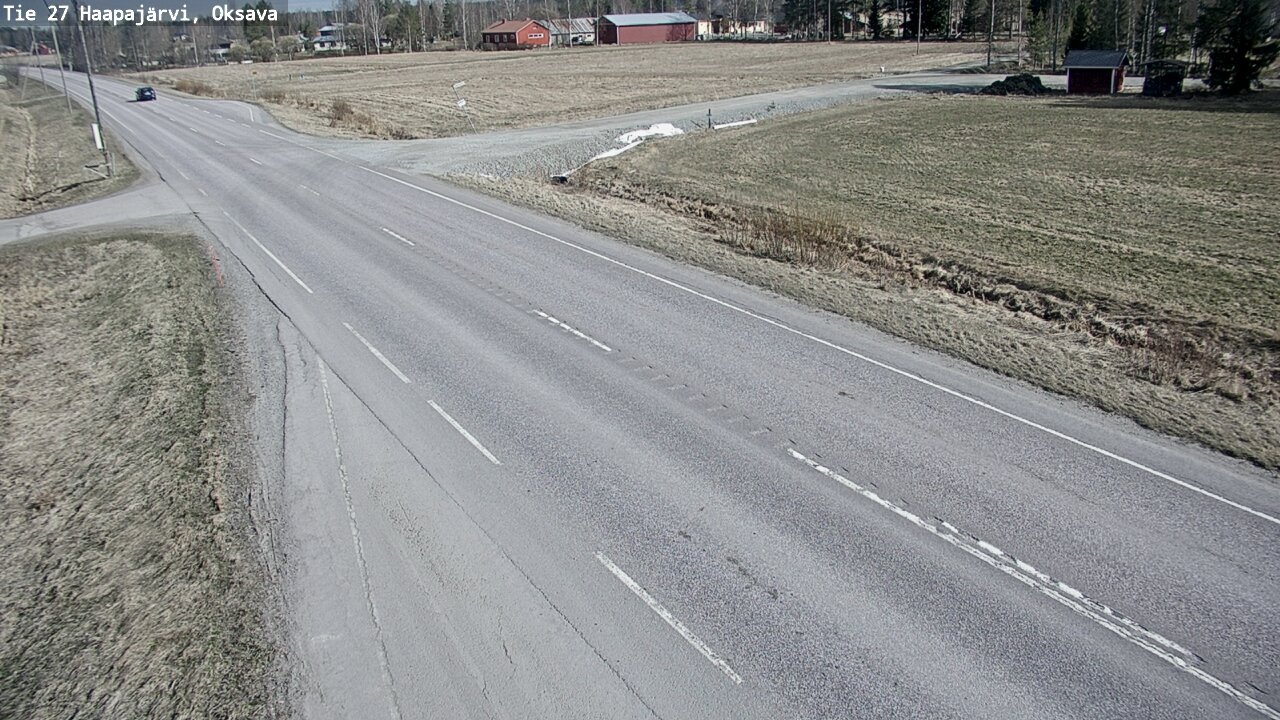 Kelikamerat Kuva Tie 27 Haapajärvi, Oksava, Haapajärvi, Pohjois-Pohjanmaa