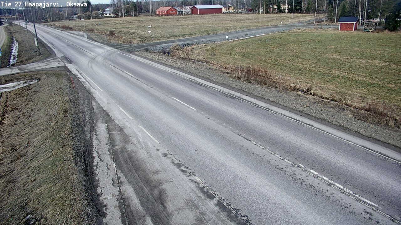 Weather Camera Image Road 27 Haapajärvi, Oksava, Haapajärvi, Pohjois-Pohjanmaa