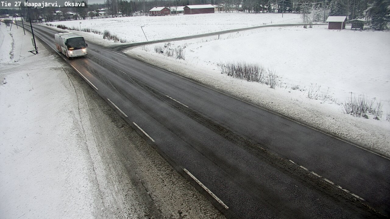 Weather Camera Image Väg 27 Haapajärvi, Oksava, Haapajärvi, Pohjois-Pohjanmaa