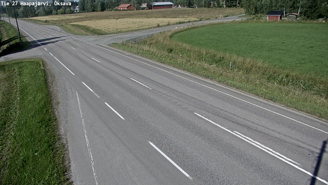 Kelikamerat Kuva Tie 27 Haapajärvi, Oksava, Haapajärvi, Pohjois-Pohjanmaa