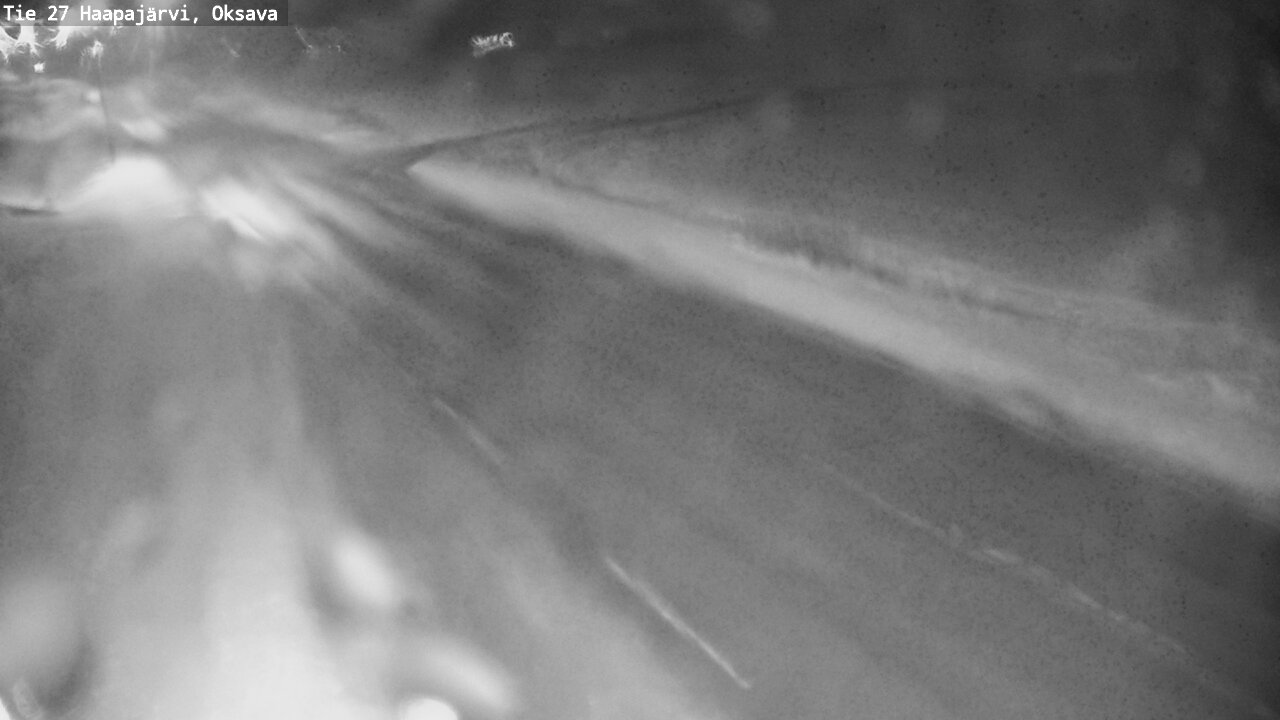 Weather Camera Image Väg 27 Haapajärvi, Oksava, Haapajärvi, Pohjois-Pohjanmaa