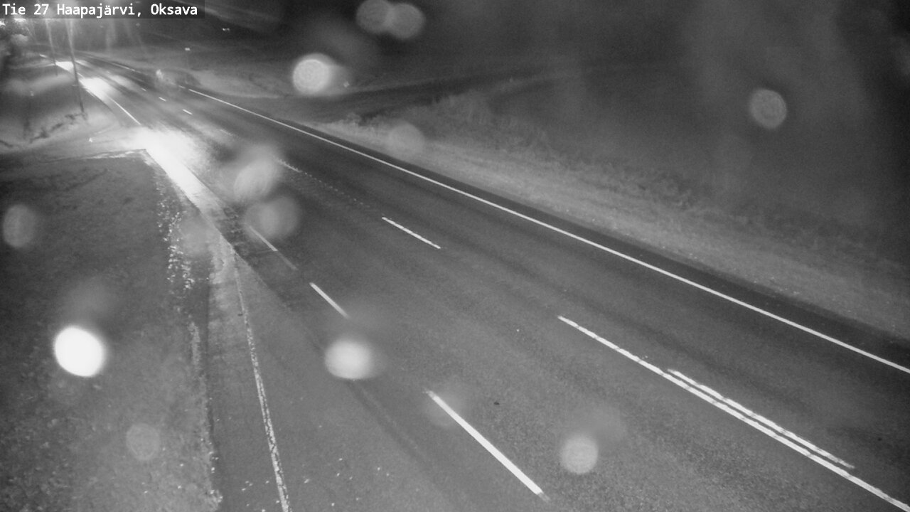 Weather Camera Image Road 27 Haapajärvi, Oksava, Haapajärvi, Pohjois-Pohjanmaa