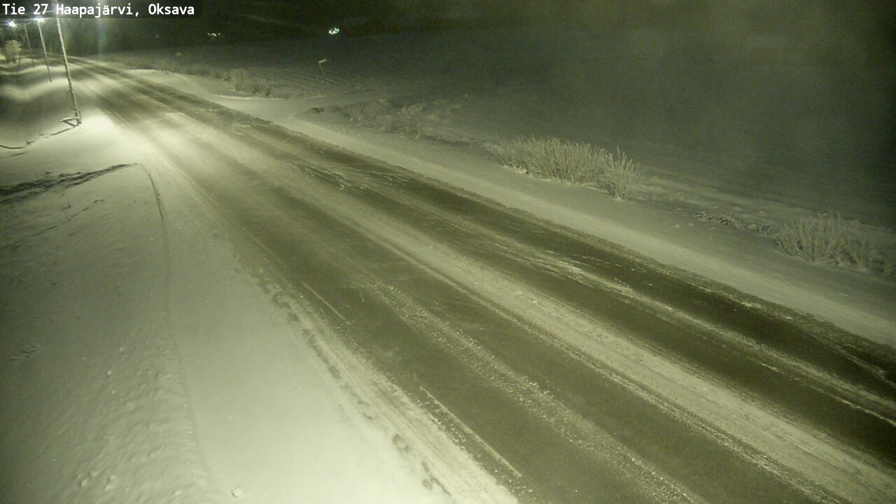Kelikamerat Kuva Tie 27 Haapajärvi, Oksava, Haapajärvi, Pohjois-Pohjanmaa