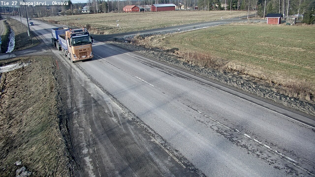 Kelikamerat Kuva Tie 27 Haapajärvi, Oksava, Haapajärvi, Pohjois-Pohjanmaa
