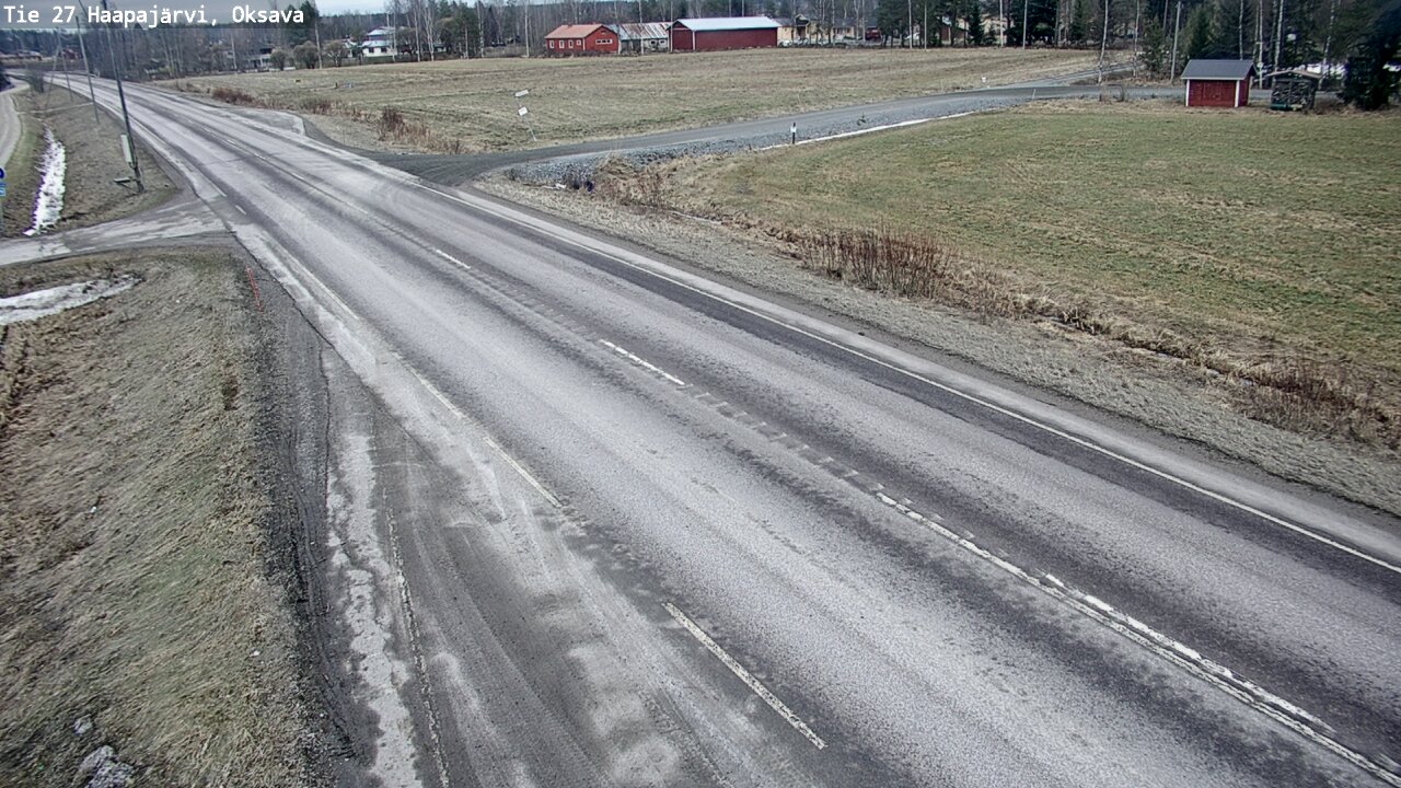 Weather Camera Image Road 27 Haapajärvi, Oksava, Haapajärvi, Pohjois-Pohjanmaa