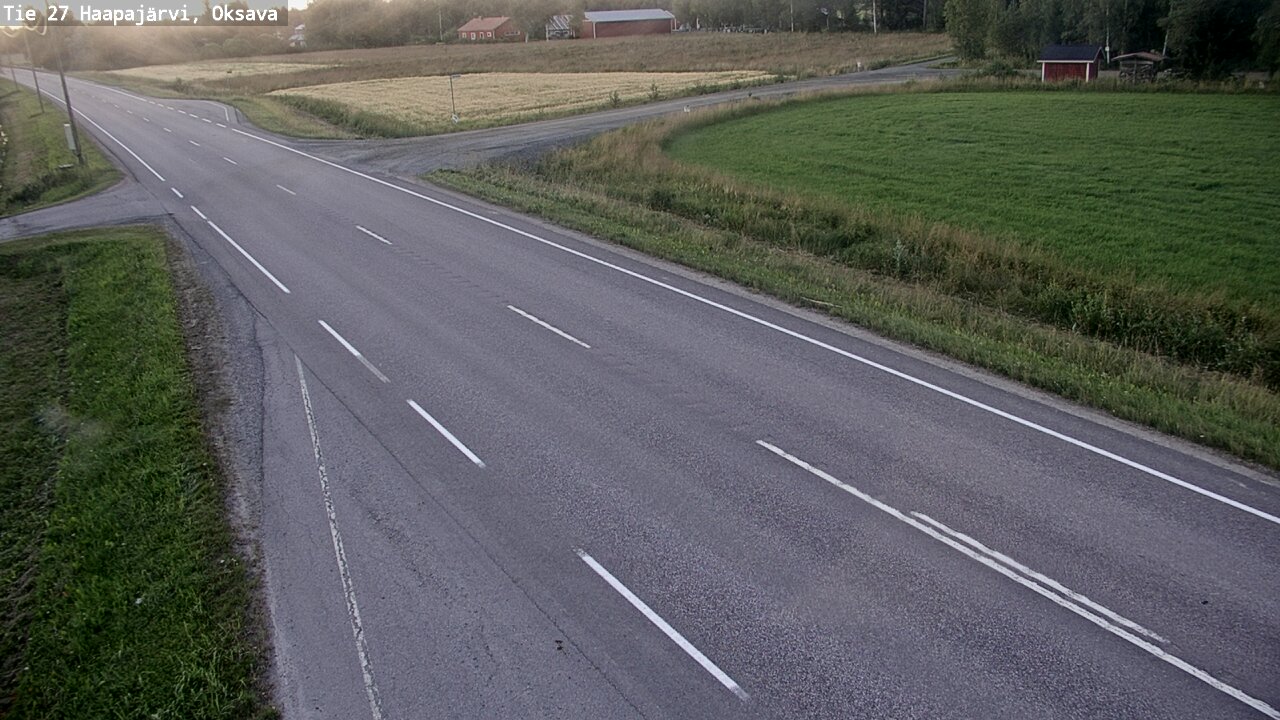 Kelikamerat Kuva Tie 27 Haapajärvi, Oksava, Haapajärvi, Pohjois-Pohjanmaa