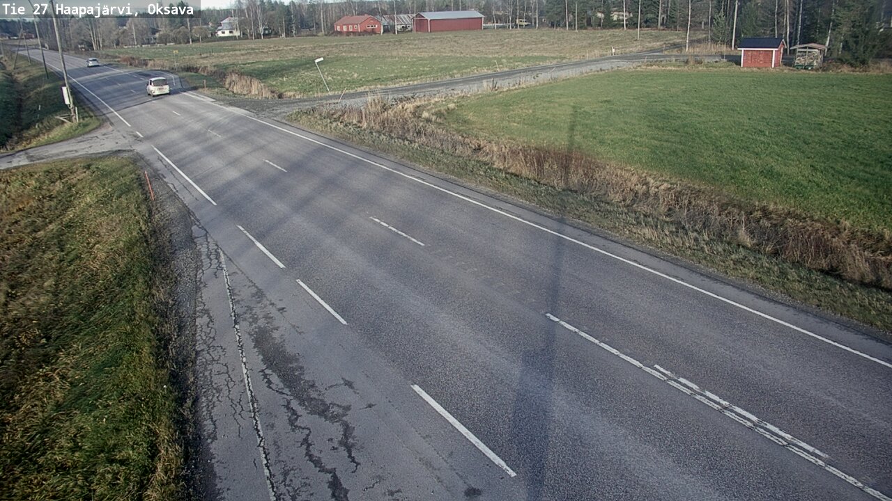 Kelikamerat Kuva Tie 27 Haapajärvi, Oksava, Haapajärvi, Pohjois-Pohjanmaa