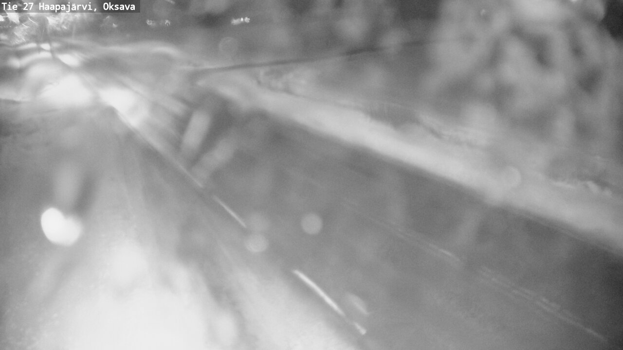 Weather Camera Image Väg 27 Haapajärvi, Oksava, Haapajärvi, Pohjois-Pohjanmaa