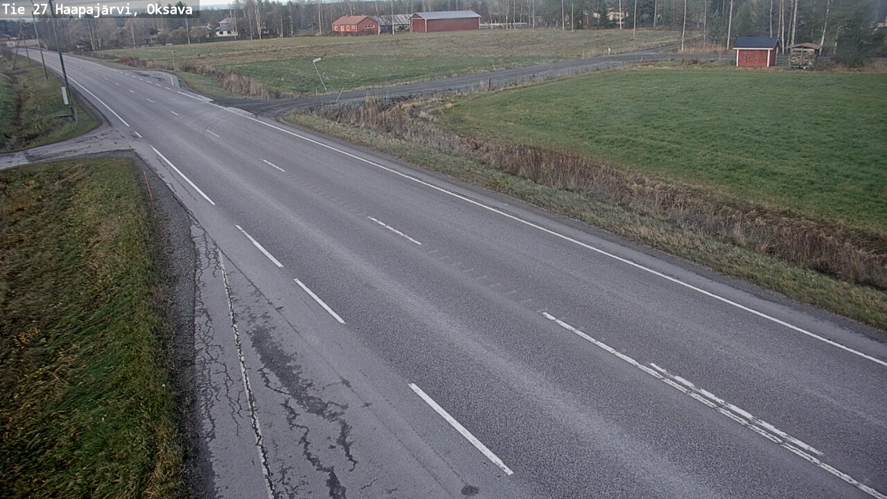 Kelikamerat Kuva Tie 27 Haapajärvi, Oksava, Haapajärvi, Pohjois-Pohjanmaa