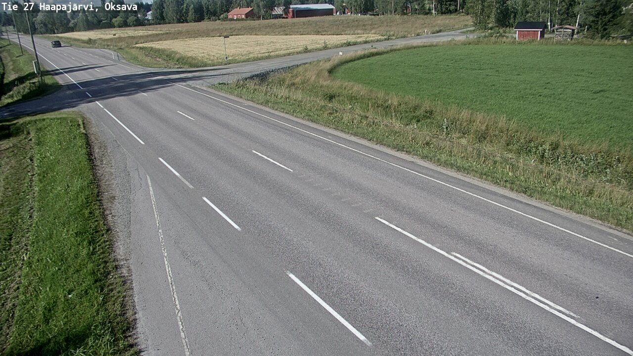 Kelikamerat Kuva Tie 27 Haapajärvi, Oksava, Haapajärvi, Pohjois-Pohjanmaa