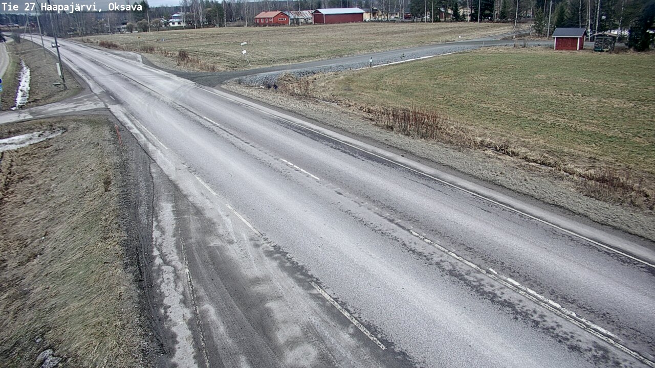 Weather Camera Image Road 27 Haapajärvi, Oksava, Haapajärvi, Pohjois-Pohjanmaa