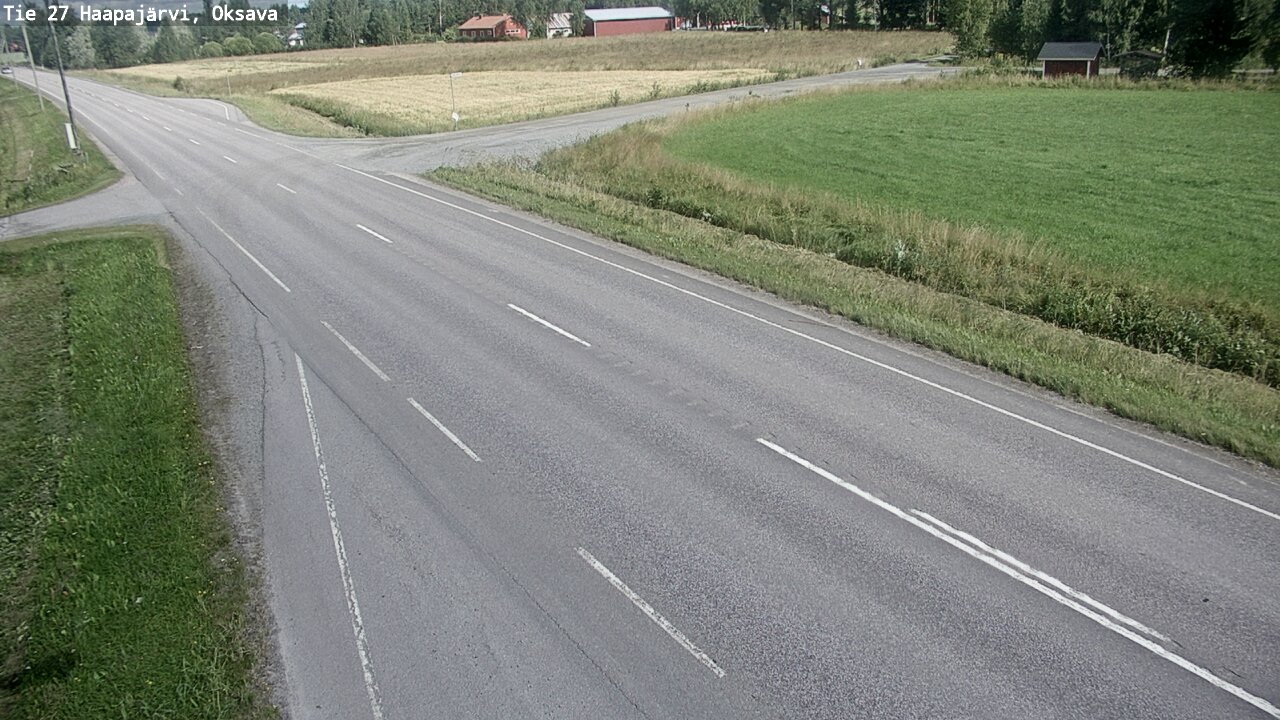 Kelikamerat Kuva Tie 27 Haapajärvi, Oksava, Haapajärvi, Pohjois-Pohjanmaa
