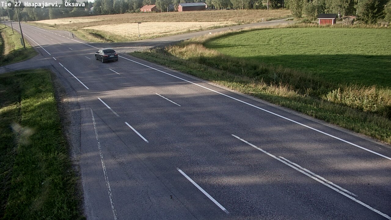 Kelikamerat Kuva Tie 27 Haapajärvi, Oksava, Haapajärvi, Pohjois-Pohjanmaa