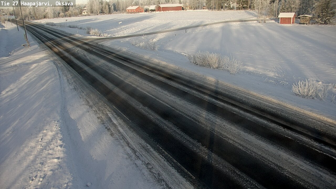 Weather Camera Image Road 27 Haapajärvi, Oksava, Haapajärvi, Pohjois-Pohjanmaa