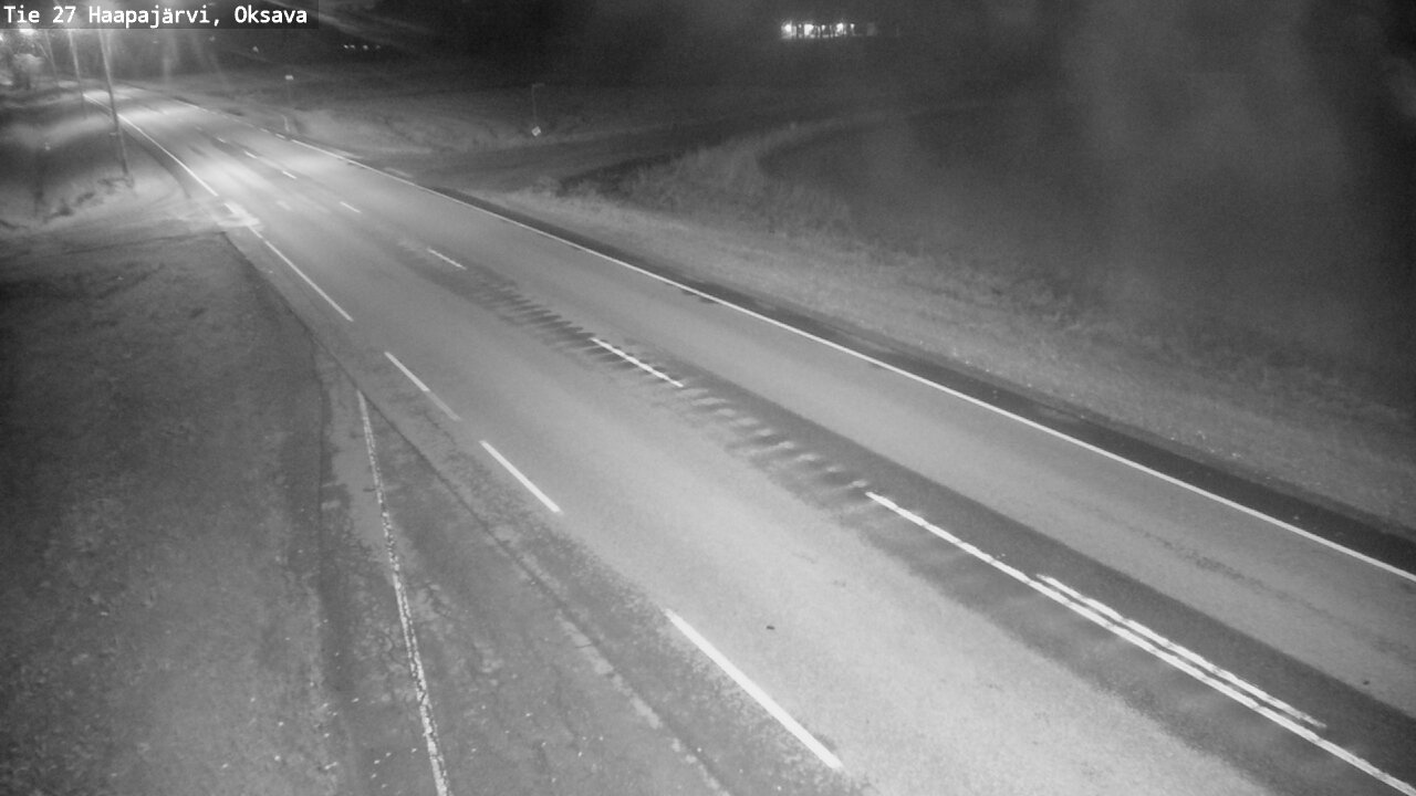 Weather Camera Image Road 27 Haapajärvi, Oksava, Haapajärvi, Pohjois-Pohjanmaa