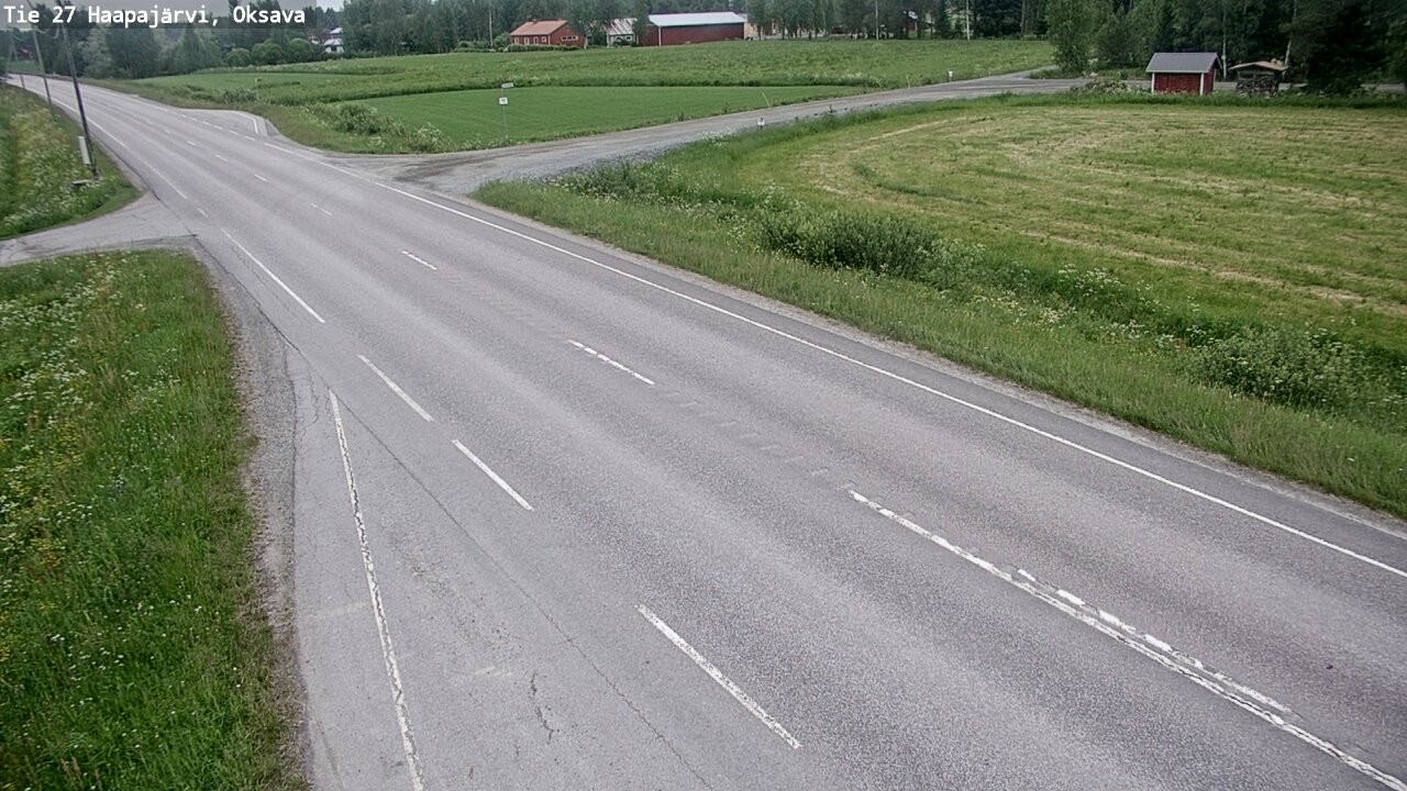 Kelikamerat Kuva Tie 27 Haapajärvi, Oksava, Haapajärvi, Pohjois-Pohjanmaa