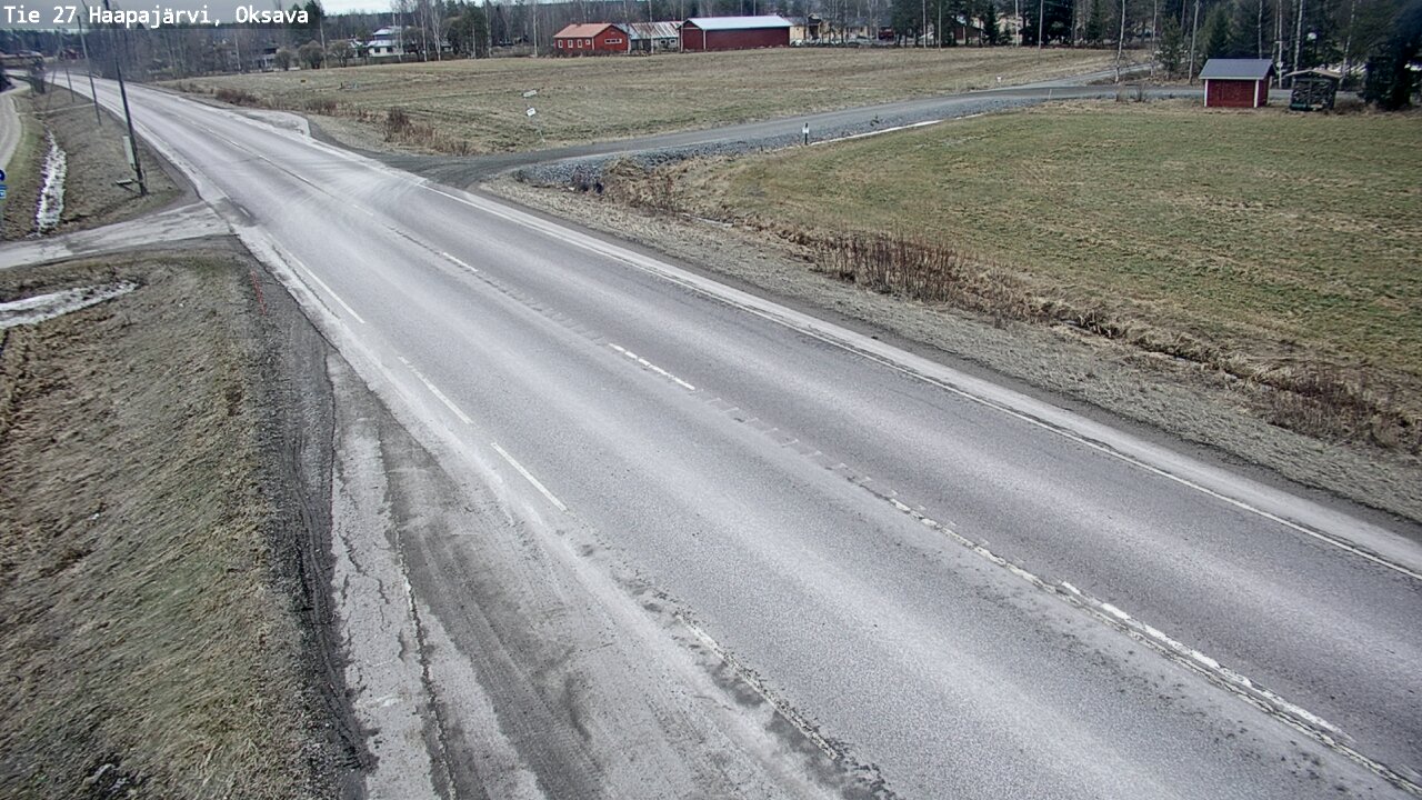 Weather Camera Image Road 27 Haapajärvi, Oksava, Haapajärvi, Pohjois-Pohjanmaa