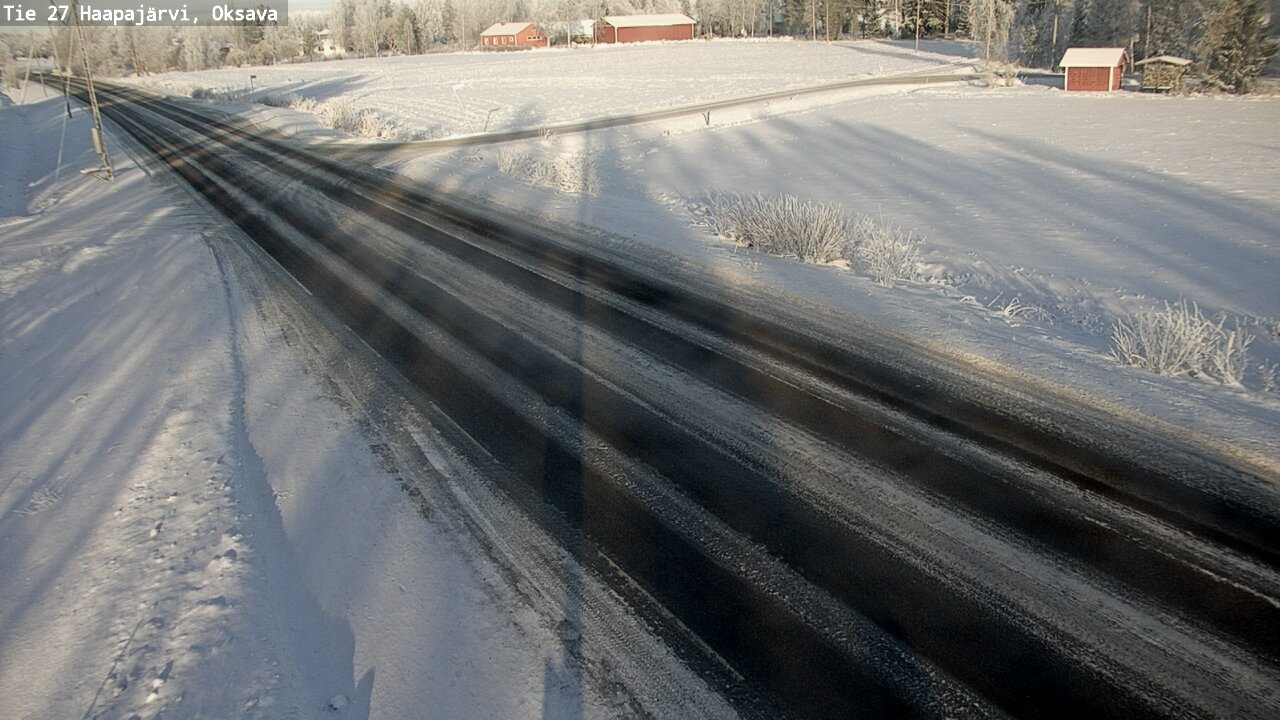 Weather Camera Image Road 27 Haapajärvi, Oksava, Haapajärvi, Pohjois-Pohjanmaa