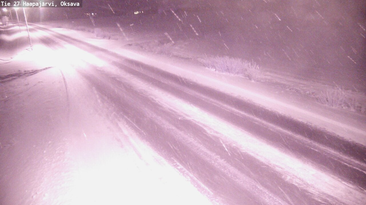 Kelikamerat Kuva Tie 27 Haapajärvi, Oksava, Haapajärvi, Pohjois-Pohjanmaa