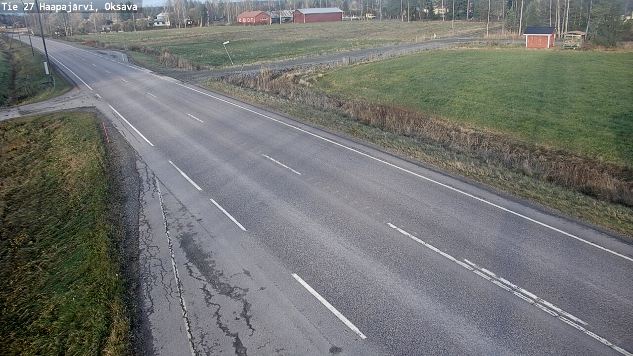 Kelikamerat Kuva Tie 27 Haapajärvi, Oksava, Haapajärvi, Pohjois-Pohjanmaa
