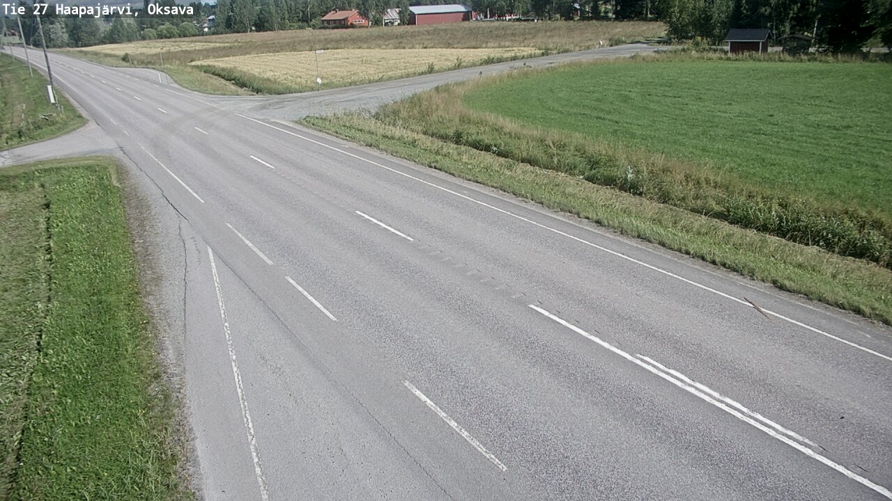 Kelikamerat Kuva Tie 27 Haapajärvi, Oksava, Haapajärvi, Pohjois-Pohjanmaa