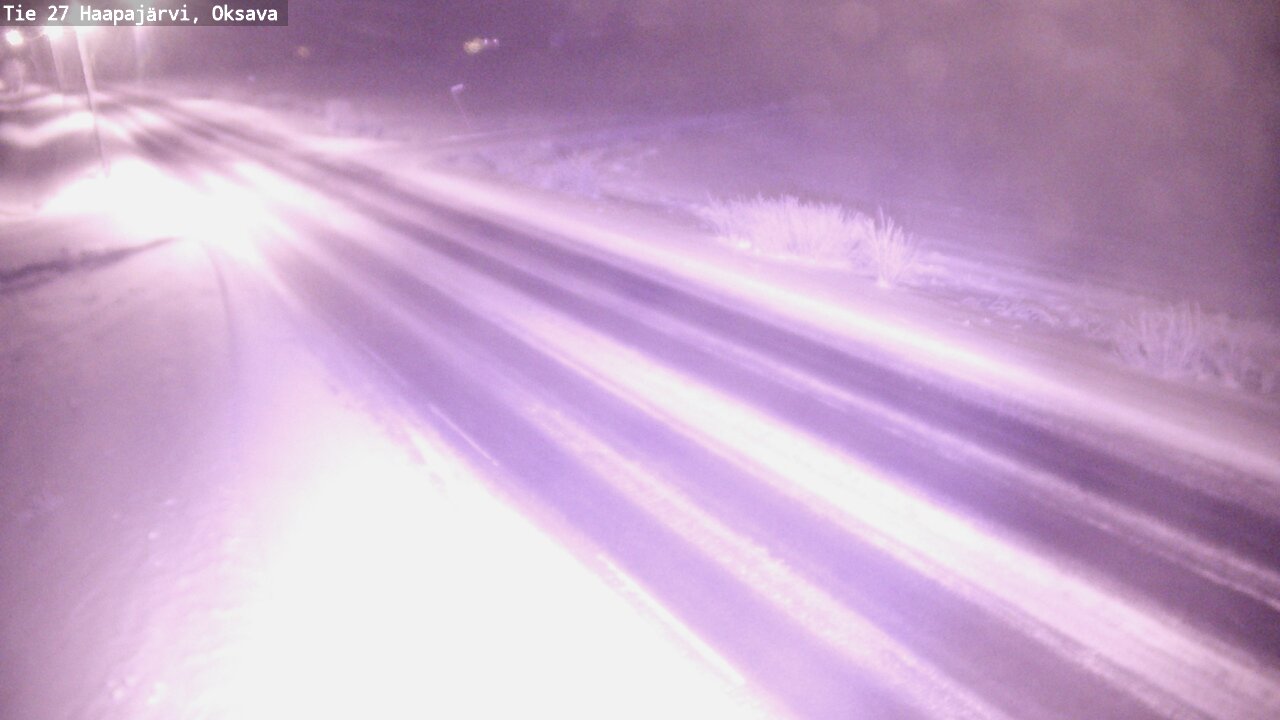 Kelikamerat Kuva Tie 27 Haapajärvi, Oksava, Haapajärvi, Pohjois-Pohjanmaa