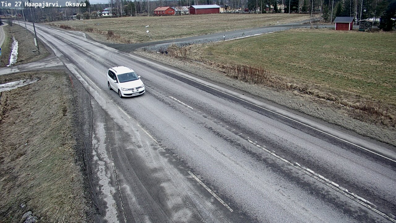 Weather Camera Image Road 27 Haapajärvi, Oksava, Haapajärvi, Pohjois-Pohjanmaa
