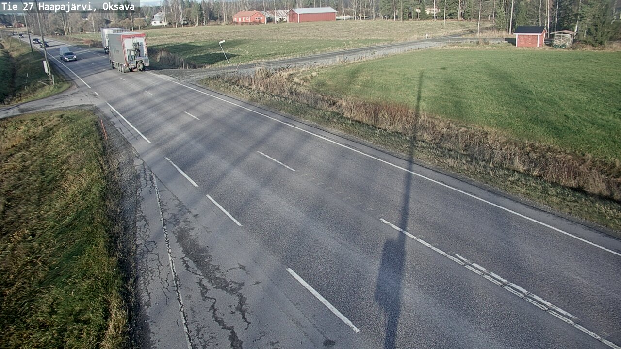 Kelikamerat Kuva Tie 27 Haapajärvi, Oksava, Haapajärvi, Pohjois-Pohjanmaa