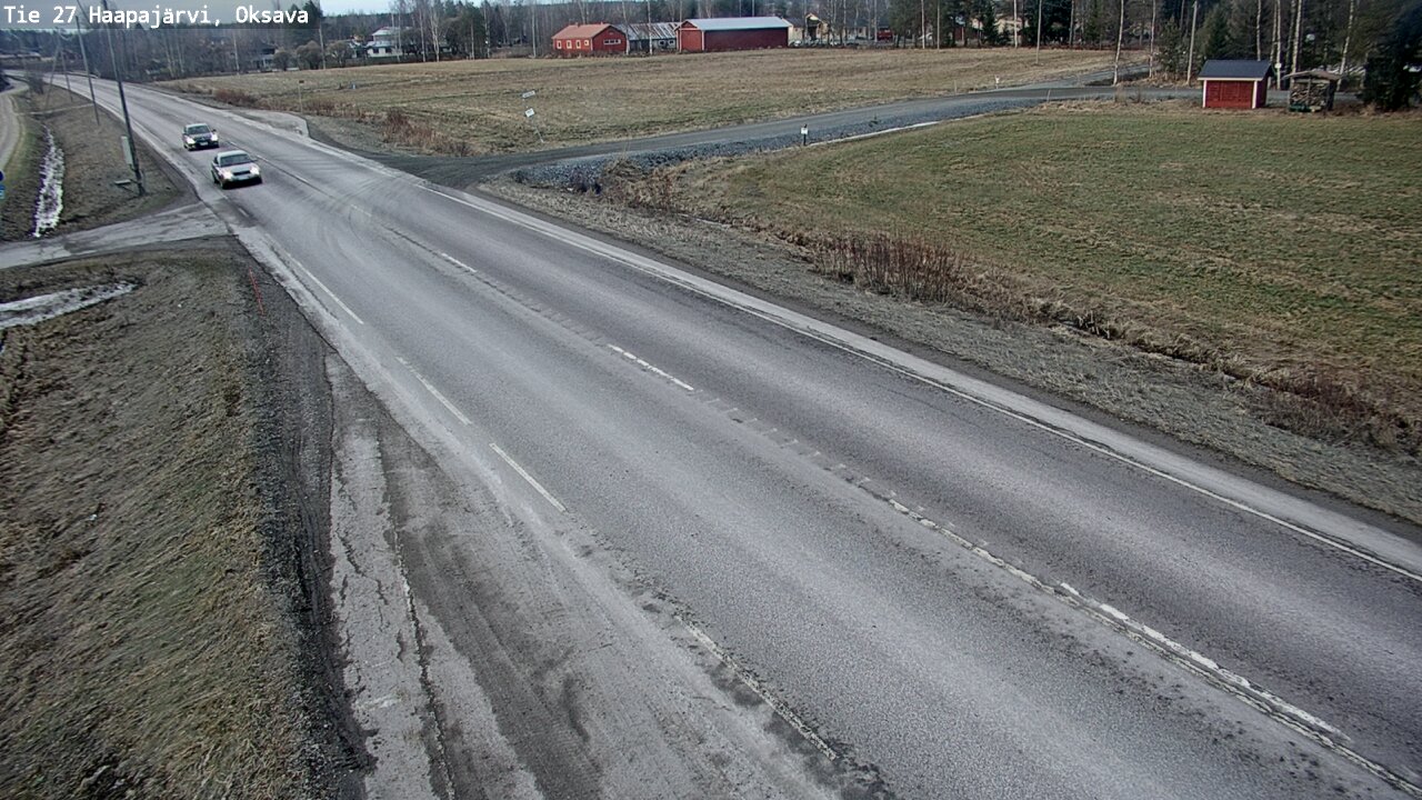 Weather Camera Image Road 27 Haapajärvi, Oksava, Haapajärvi, Pohjois-Pohjanmaa
