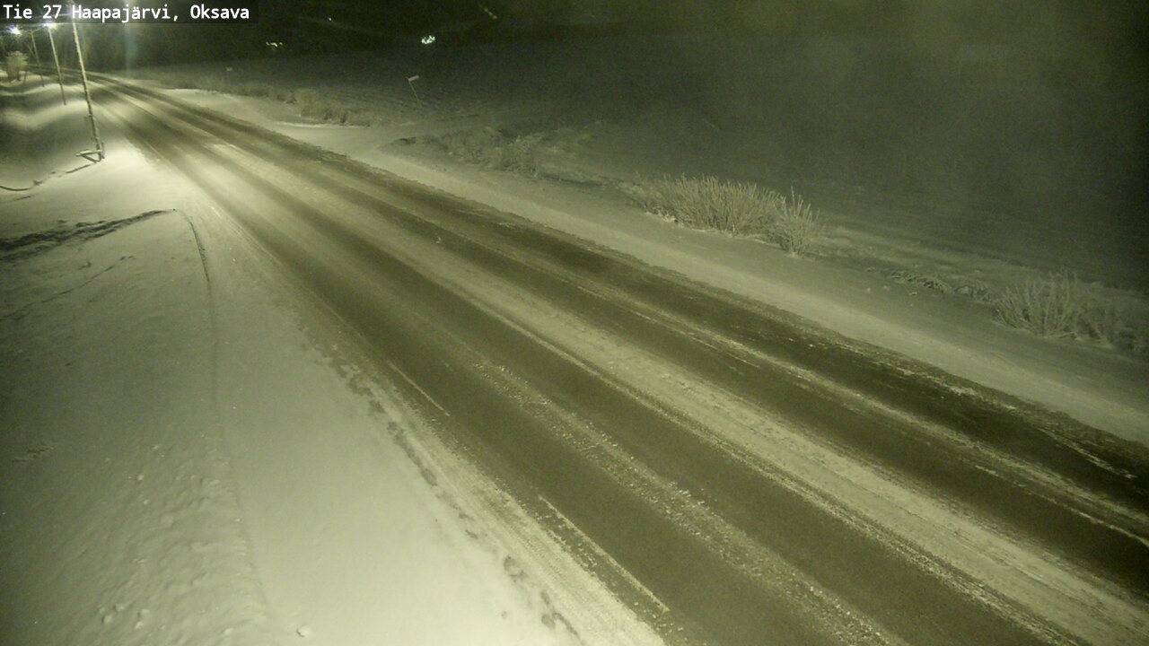 Kelikamerat Kuva Tie 27 Haapajärvi, Oksava, Haapajärvi, Pohjois-Pohjanmaa