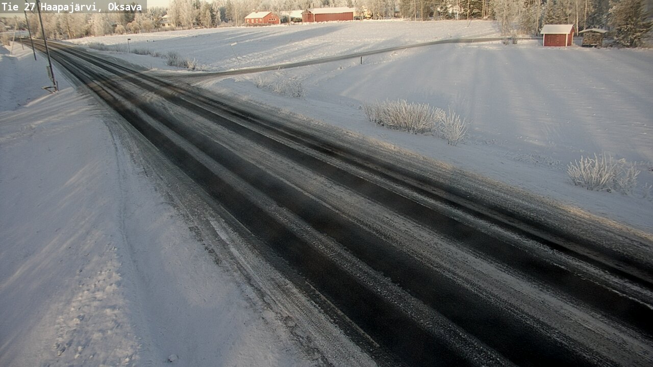 Weather Camera Image Road 27 Haapajärvi, Oksava, Haapajärvi, Pohjois-Pohjanmaa