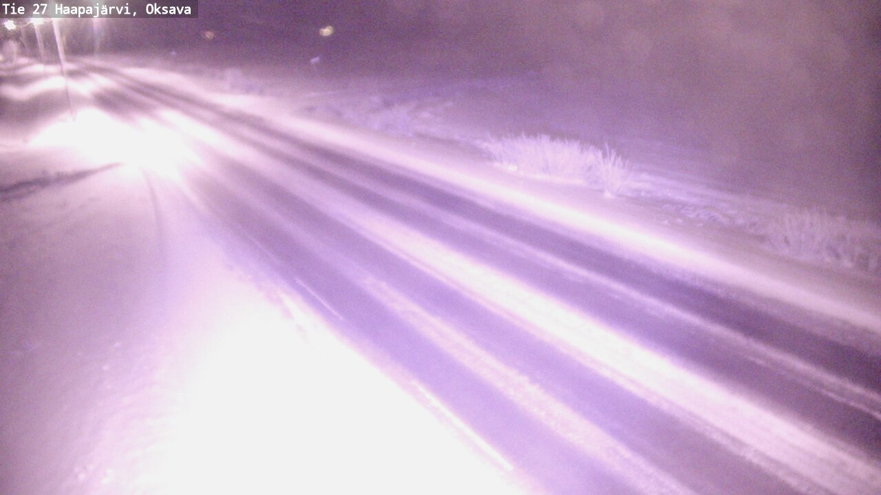 Kelikamerat Kuva Tie 27 Haapajärvi, Oksava, Haapajärvi, Pohjois-Pohjanmaa