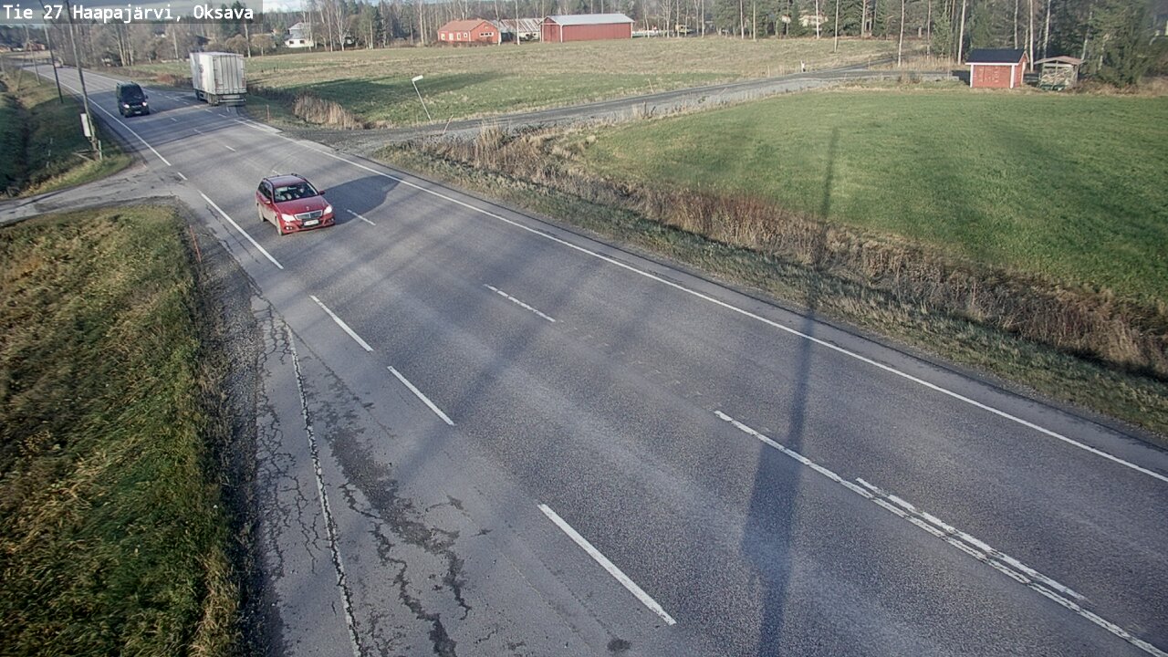 Kelikamerat Kuva Tie 27 Haapajärvi, Oksava, Haapajärvi, Pohjois-Pohjanmaa