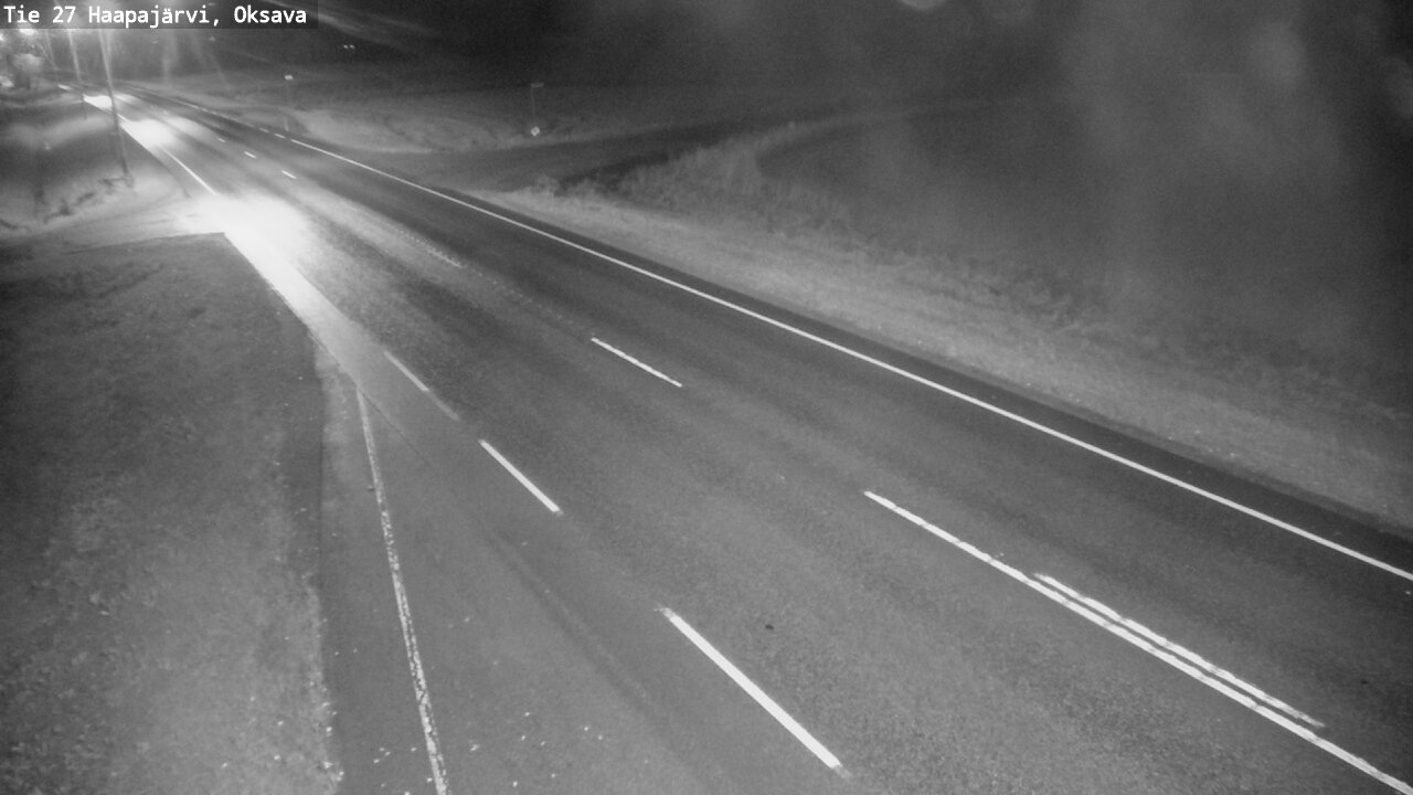 Weather Camera Image Road 27 Haapajärvi, Oksava, Haapajärvi, Pohjois-Pohjanmaa