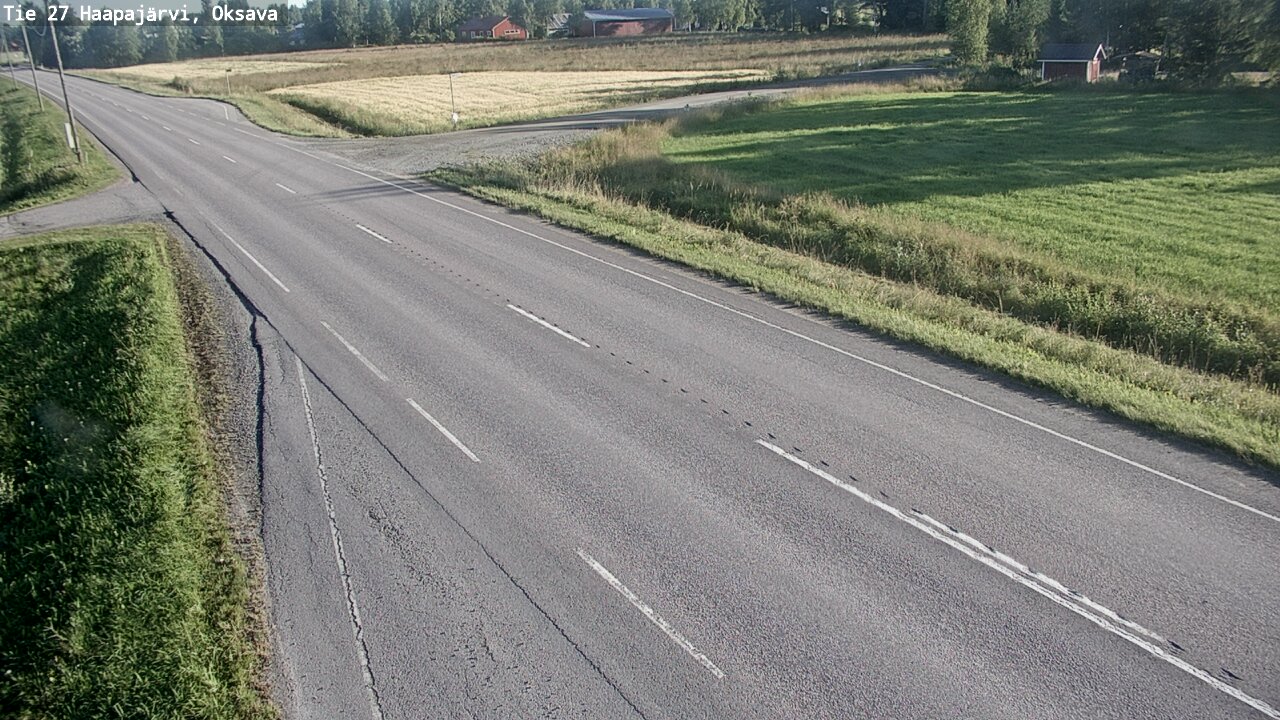Kelikamerat Kuva Tie 27 Haapajärvi, Oksava, Haapajärvi, Pohjois-Pohjanmaa